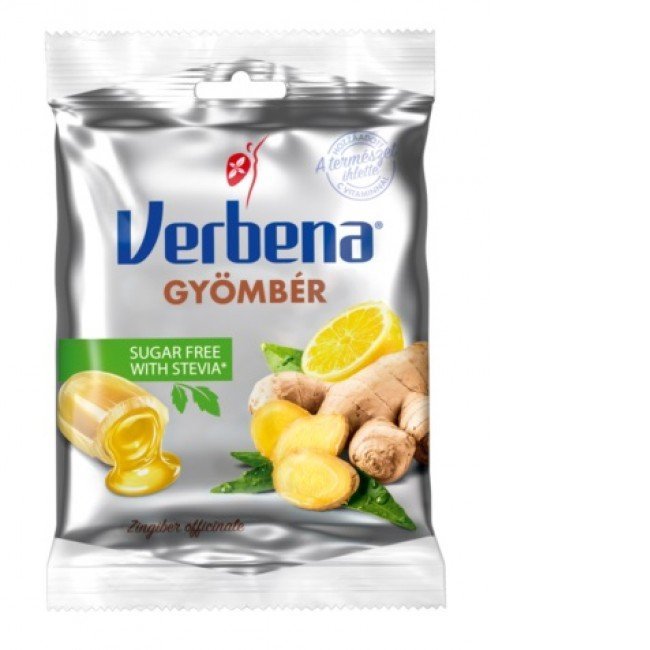 Verbena cukorka light gyömbér 60g Verbena cukorka light gyömbér 60g