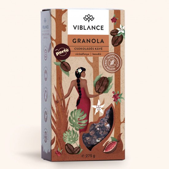 Viblance granola csoki-kávé 275g