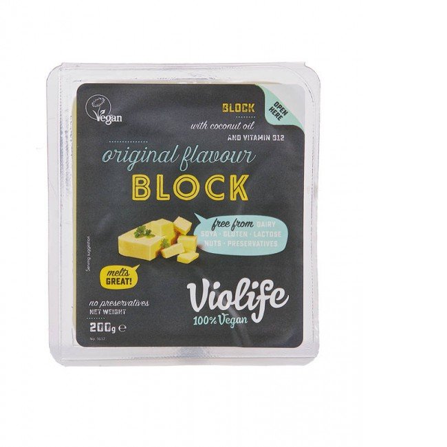 Violife növényi készítmény tömb natúr ízű 200g