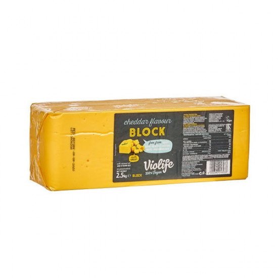 Violife növényi készítmény tömb cheddar ízű 2500g Violife növényi készítmény tömb cheddar ízű 2500g