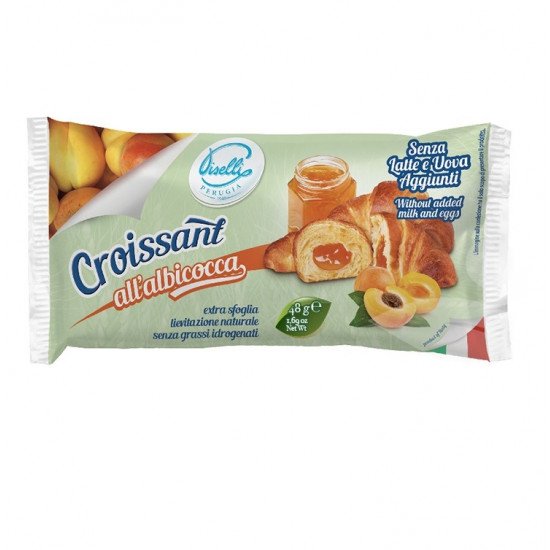 Viselli croissant sárgabarack tej és tojás mentes 48g