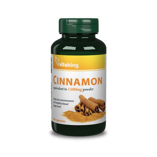 Vitaking cinnamon fahéj 375 mg kapszula 90db