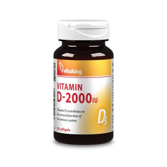 Vitaking D-2000 Vitamin kapszula 90db