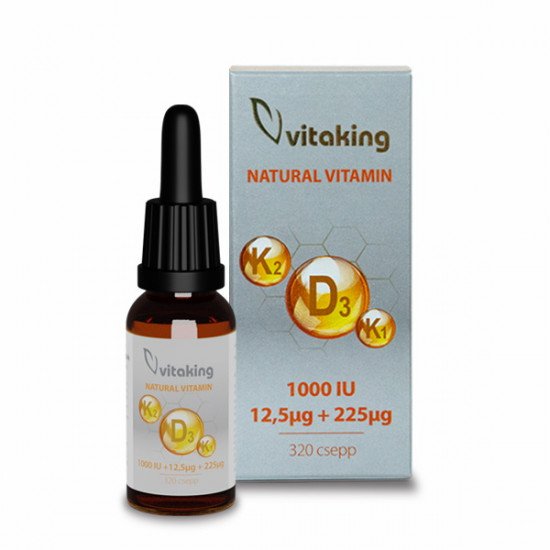 Vitaking d3+k2+k1 vitamin cseppek 10ml