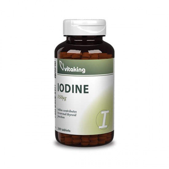 Vitaking Jód - Iodine 150mcg tabletta 240db Vitaking Jód - Iodine 150mcg tabletta 240db