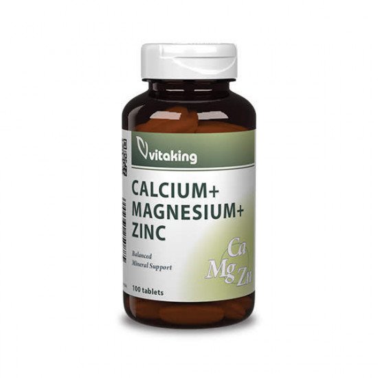 Vitaking kalcium-magnézium-cink tabletta 100db