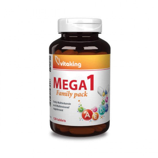 Vitaking mega1 multivitamin family 120db