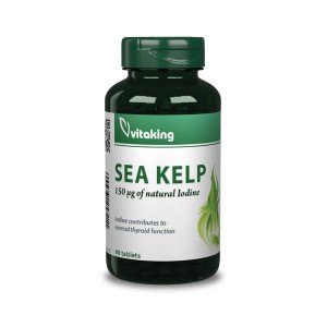 Vitaking Sea Kelp 100mg 150mcg tabletta 90db