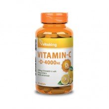 Vitaking vitamin c-1000 + d-4000ne tabletta 90db