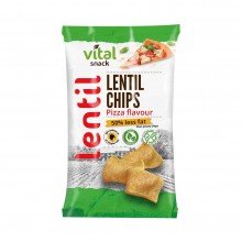 Vital lencse chips pizza gluténmentes 65g