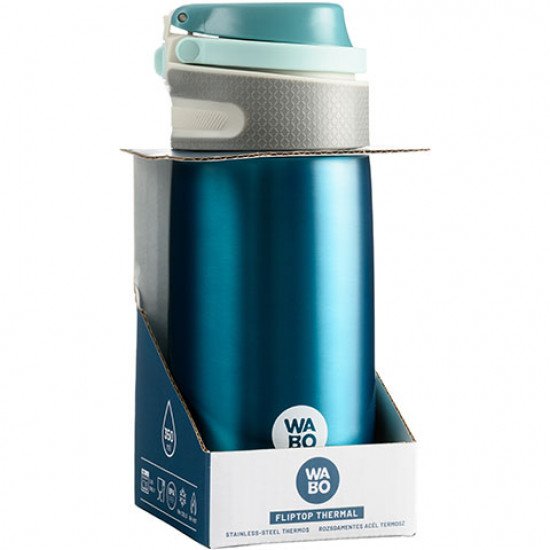 Wabo termosz acél kék 350ml 1db Wabo termosz acél kék 350ml 1db