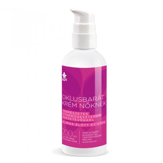 Wtn ciklusbarát krém nőknek 200ml Wtn ciklusbarát krém nőknek 200ml