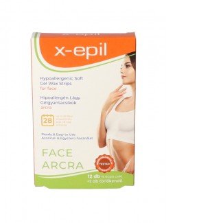 X-Epil gélgyantacsíkok arcra hipoallergén 12db