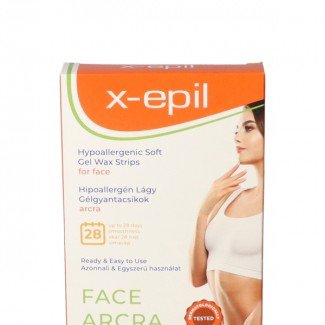 X-Epil gélgyantacsíkok arcra hipoallergén 12db