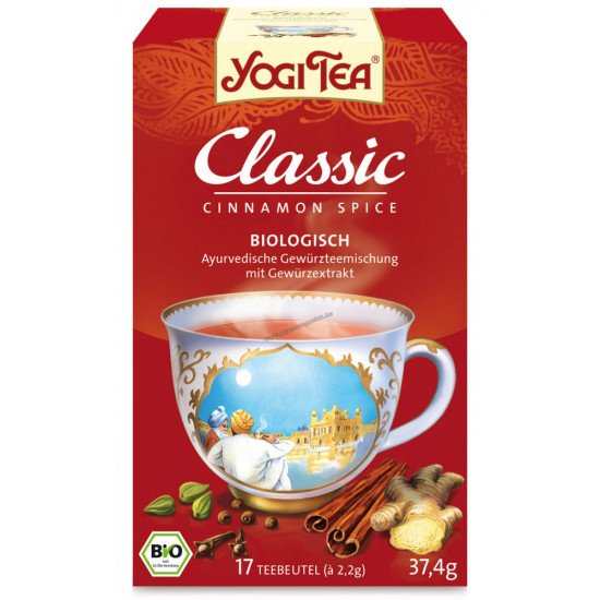 Yogi bio classic fahéjas tea 17 filter