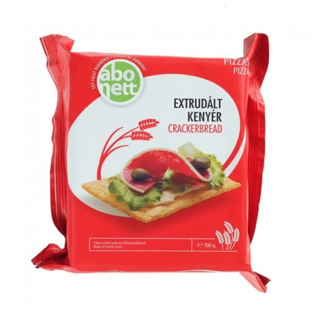 Abonett extrudált kenyér pizzás 100g Abonett extrudált kenyér pizzás 100g