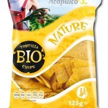 Acapulco bio tortilla chips natúr 125g