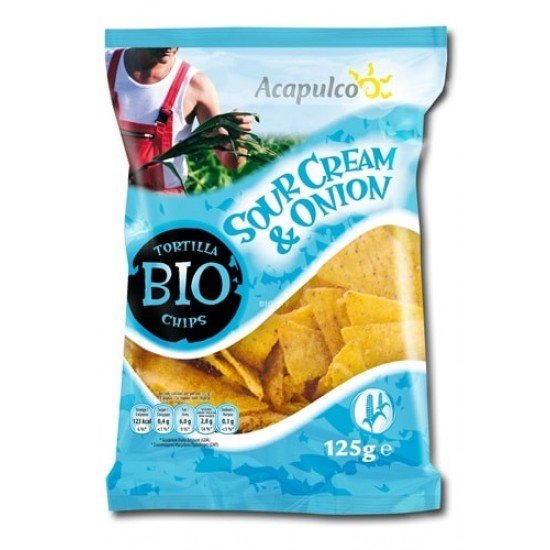 Acapulco bio tortilla hagymás-tejfölös 125g