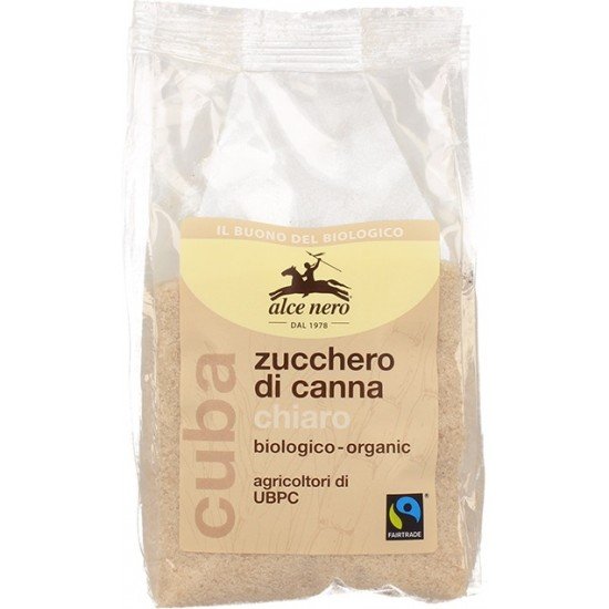 Alce nero bio nádcukor kubai 500g Alce nero bio nádcukor kubai 500g
