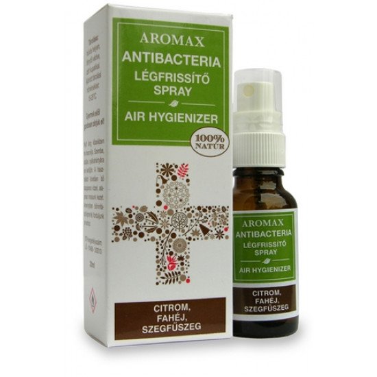 Aromax antibakteriális spray citrom-fahéj-szegfűszeg 20ml