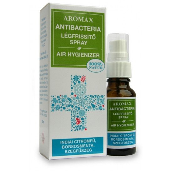 Aromax antibakteriális spray indiai citrom-borsosmenta-szegfűszeg 20ml