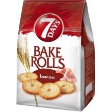 Bake rolls kétszersült baconos 106805 80g 