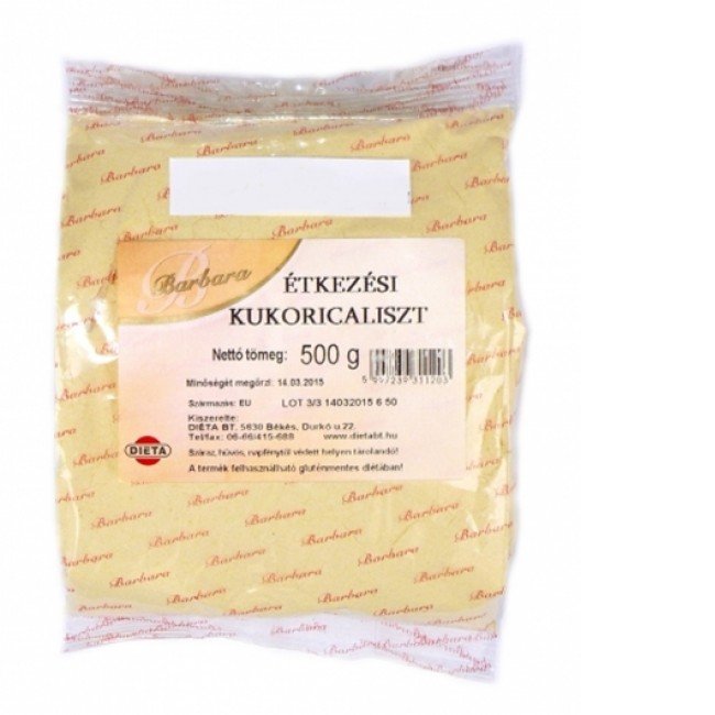 Barbara gluténmentes kukoricaliszt 500g