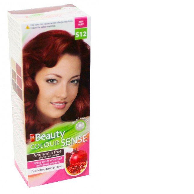 Beauty color s012 rubinvörös ammónia ment.növ.hajfesték 1db