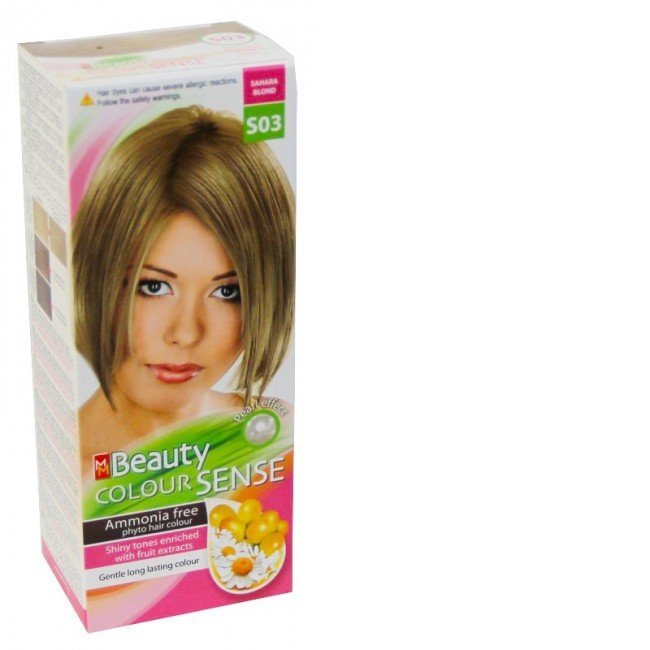 Beauty color s03 szahara szőke ammónia ment.növ.hajfesték 1db