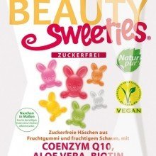 Beauty sweeties cukormentes vegán gumicukor nyuszik 125g