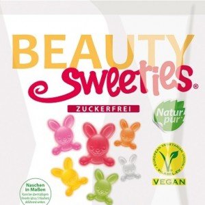 Beauty sweeties cukormentes vegán gumicukor nyuszik 125g