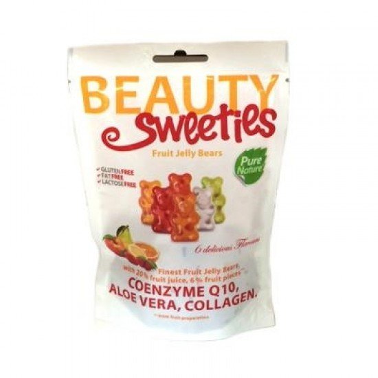 Beauty sweeties gluténmentes vegán gumicukor jelly bears 125g