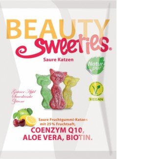 Beauty sweeties gluténmentes vegán gumicukor jelly cats 125g