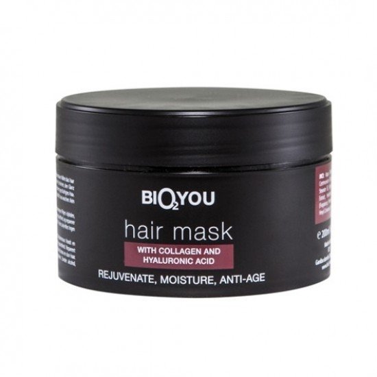Bio2you natúr haj maszk kollagénnel és hialuronsavval 200ml