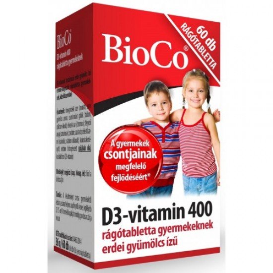 Bioco d3-vitamin rágótabletta 60db