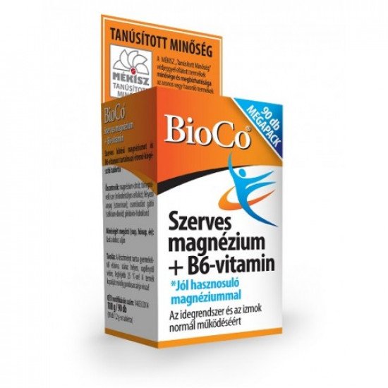 Bioco szerves magnézium+b6 megapack 90db
