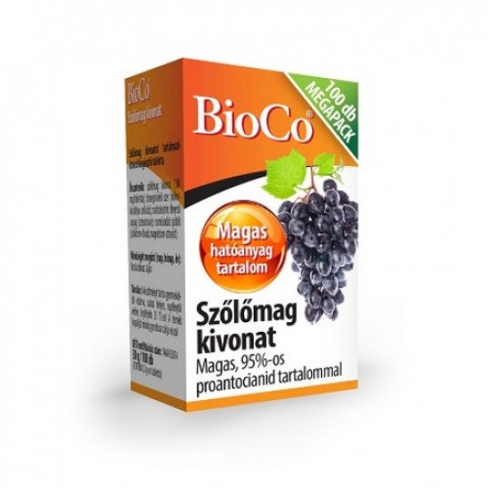 Bioco szőlőmag kivonat megapack 100db
