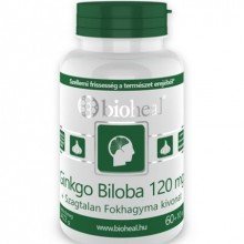 Bioheal ginkgo biloba 120 mg + Fokhagyma kivonat tabletta 70db