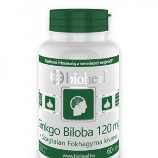 Bioheal ginkgo biloba 120 mg + Fokhagyma kivonat tabletta 70db