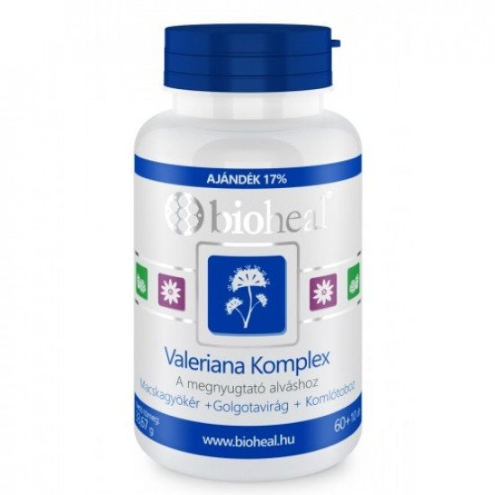 Bioheal valeriána komplex tabletta 70db