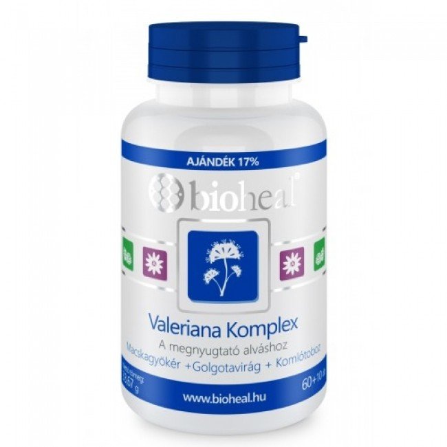 Bioheal valeriána komplex tabletta 70db