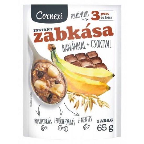 Cornexi zabkása banán-csoki 65g