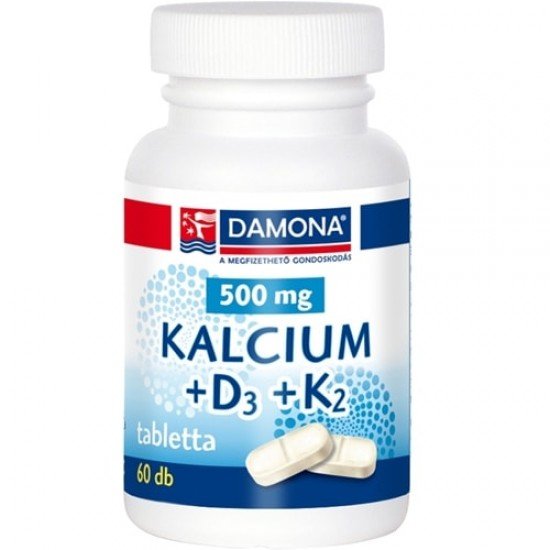 Damona kalcium+d3+k2 tabletta 60db