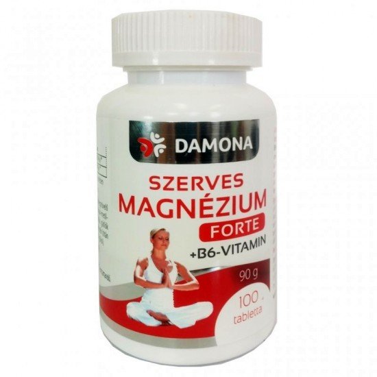 Damona szerves magnézium Forte + B6 vitamin 100db