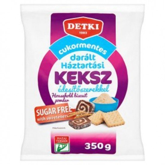 Detki cukormentes darált háztartási keksz 350g