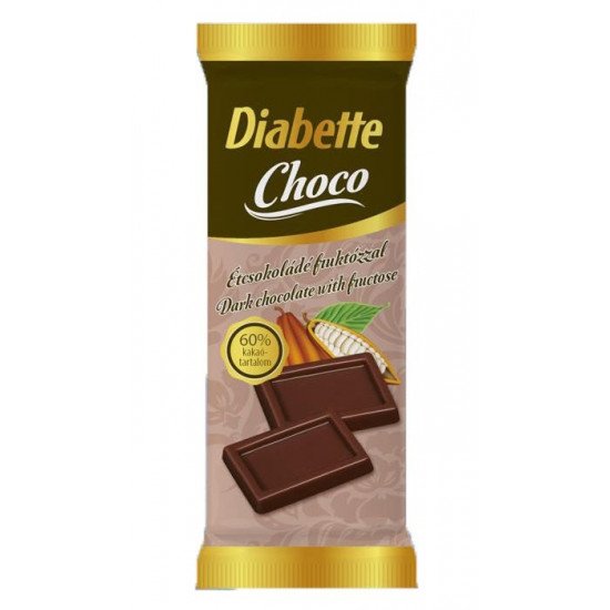 Diabette choco étcsokoládé 13g