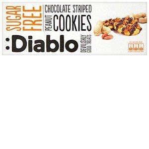 Diablo cukormentes csokis-földimogyorós keksz 150g