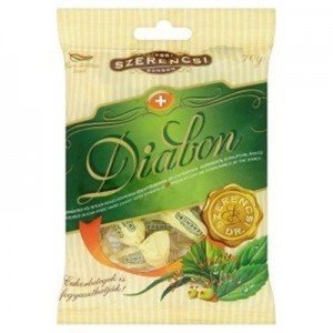 Diabon cukorka diabetikus eukaliptusz ánizs borsmenta 70g Diabon cukorka diabetikus eukaliptusz ánizs borsmenta 70g
