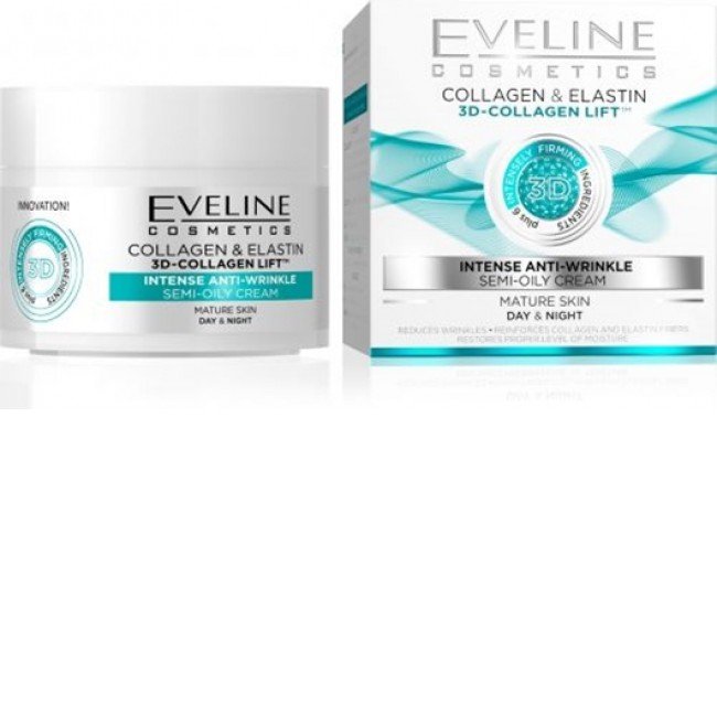Eveline 3d collagen intenzív ránctalanító arckrém 50ml