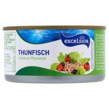 Excelsior tonhal aprított növényi olajban 185g